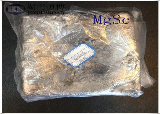 Μαγνησίου Σκανδίου Mg30%Sc Σύνθετο Σκληροποιητή Mg Σύνθετο Ίγκοντ για την επεξεργασία των σιτηρών