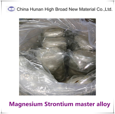 Κύριο κράμα ISO στροντίου μαγνήσιου πλινθωμάτων κραμάτων MgSr5 MgSr10 κύριο
