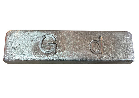 Αγνότητα 99,5 μέταλλο γαδολίνιου σπάνια γαίας μετάλλων γαδολίνιου για την πρόσθετη ουσία