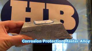 Παρουσιάστε το MgBa10 Master Alloy Αλουμινίου Πλίνθωμα από κράμα μαγνησίου βαρίου για καθοδική προστασία για εσάς