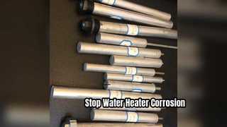 Προβολή Ανοδική ράβδο ανόδου μαγνησίου AZ31 υψηλού δυναμικού για προστασία του θερμοσίφωνα