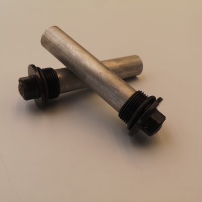 Πρότυπο ASTM B90/107B 99% καθαρότητα Μαγνήσιο Hex-Head Sacrificial Magnesium Anode Rod για θερμαντήρες νερού