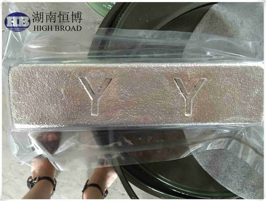 MgY30 Μαγνησίου Υτρίου Master Alloy με 30% περιεκτικότητα σε Υτρίου για την επεξεργασία των σιτηρών και υψηλής καθαρότητας 99,5%