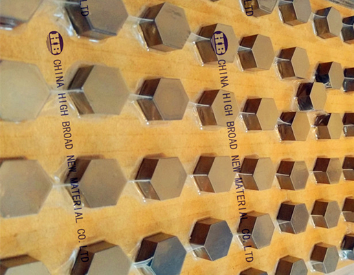 Hexagon πιάτα καρβιδίου του πυριτίου για το αλεξίσφαιρη αυτοκίνητο ή τη πανοπλία τεθωρακισμένων