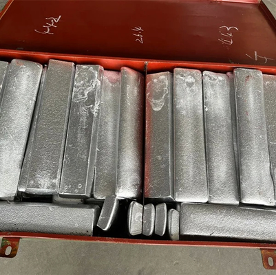 HB7264-96 Στρογγυλό AlAg10% Χρυσάφι Master Alloys Για πρόσθετο τήξης αλουμινίου