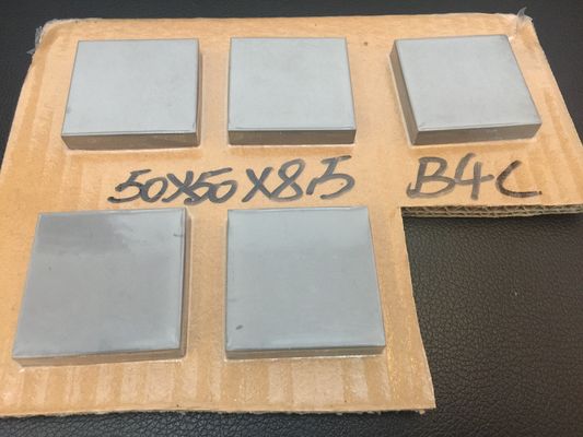 Pressureless Sintered Silicon Carbide Ceramic Tile 50x50x8mm with ≥99.0% SiC Purity for Ballistic Armor Plate