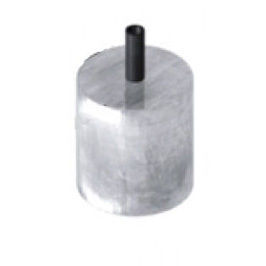 Υψηλής καθαρότητας AZ63 Magnesium Sacrificial Anode Rod 44 Inch 3/4 NPT for Cathodic Protection Marine Water Tank