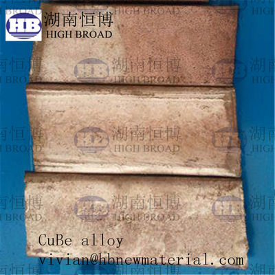 Κράμα Μάστερ Χαλκού Βηρυλλίου με 3% 4% 5% Περιεκτικότητα σε Βηρύλλιο για Ενισχυμένες Μηχανικές Ιδιότητες