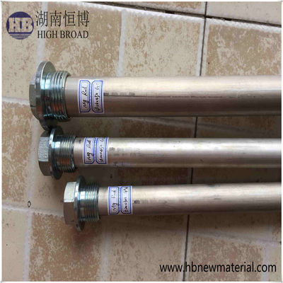 Ράβδος ανόδου μαγνησίου 32 ιντσών με σπείρωμα BSP BSPT NPT 3/4" Πιστοποιημένο κατά ISO9001:2008 για θερμοσίφωνες