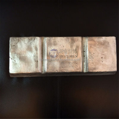 Χονδρικής πώλησης ράβδος AlZn20% Master Alloy με βάρος 6-8 κιλών για βελτίωση κόκκων σε κράματα αλουμινίου