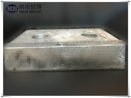 Αλουμινένιο θυσιαστικό άνοδο με κράμα Al-In-Zn για θαλάσσιες εφαρμογές και πιστοποιημένη καθοδική προστασία DNV