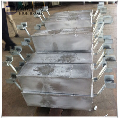 Αλουμινένιο θυσιαστικό άνοδο με κράμα Al-In-Zn για θαλάσσιες εφαρμογές και πιστοποιημένη καθοδική προστασία DNV