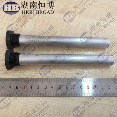 AZ63B Magnesium Sacrificial Anode Rod 44 Inch 3/4 NPT with PTFE Tape Anti-Seize Compound Heater Heater Kit