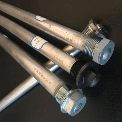 35mm κράμα μαγνησίου βαρύ-απασχόληση Hex Anode Rod M27 Thread 1200mm Marine Grade για ναυτικό συμπυκνωτή
