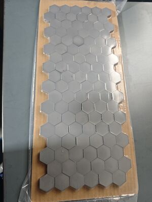 Βαλλιστικό πλακίδιο καρβιδίου βορίου - NIJ Level IV Ultra-Light Hexagonal 100x100mm Ceramic Strike Face