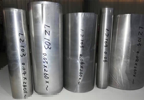 LZ103 πιάτο κραμάτων μαγνήσιου, βασισμένο στο μαγνήσιο κράμα 0,05 χιλ. 0,06 χιλ. 0,08 χιλ.