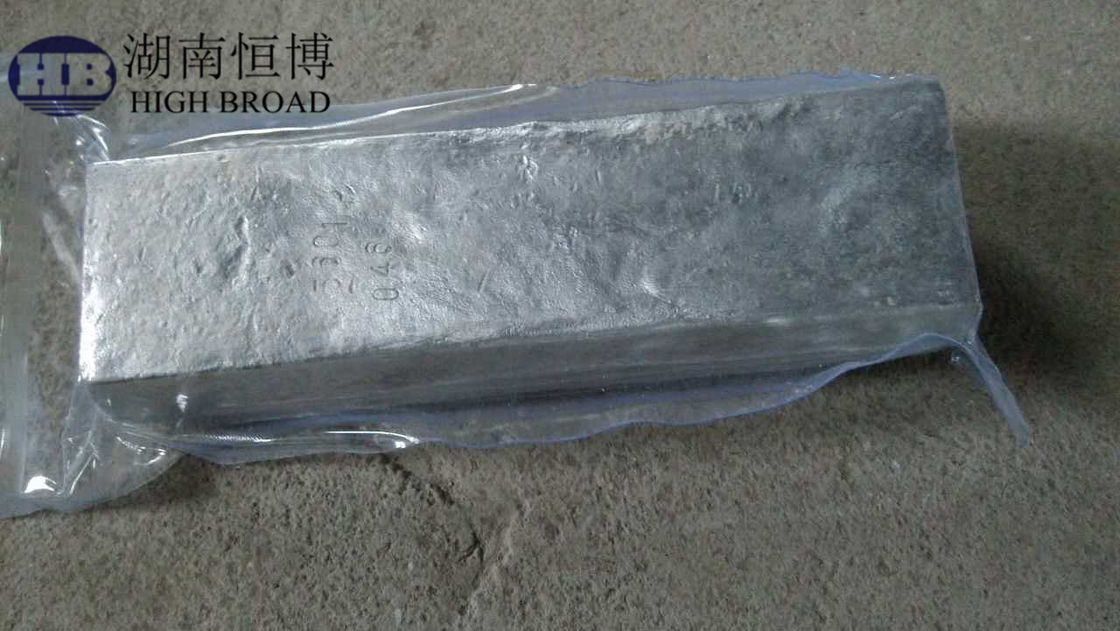 MgZr Μαγνησίου Ζιρκόνιο Master Alloy με 30% Zr για επεξεργασία σιτηρών και αεροδιαστημικές εφαρμογές