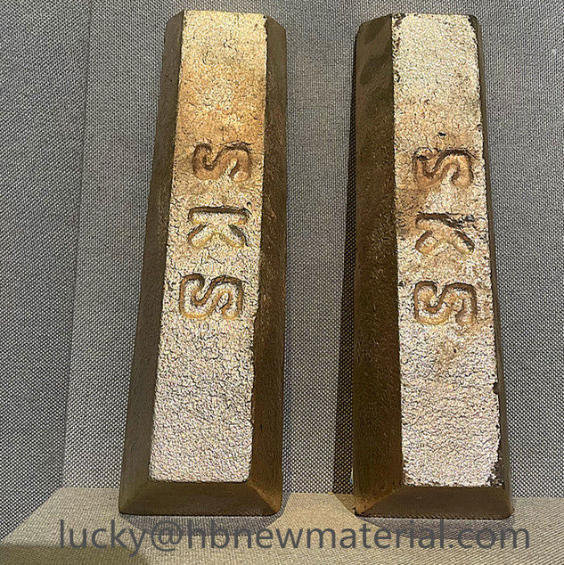 Αλουμινίου Beryllium AlBe Master Alloy 2-5% Be Content Ingot για την επεξεργασία των σιτηρών