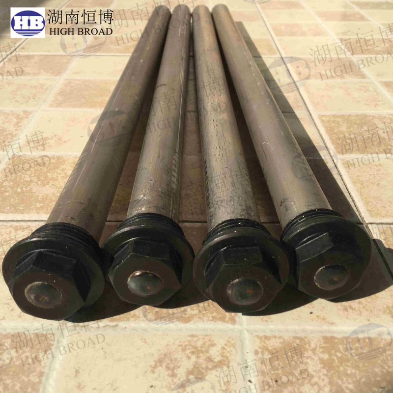25 mm Ζινκ Σύνθετο 3-Τμήμα Άνδρο 1 NPT 1000 mm Προστασία δεξαμενής αποθήκευσης για δεξαμενή αποθήκευσης θερμού νερού