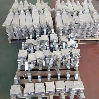 ALLOYS Core Bend Aluminium Anode με ανθεκτικό και ανθεκτικό στη διάβρωση σχεδιασμό για εσωτερική χάλυβα δομή βυθισμένη σε θαλάσσιο νερό